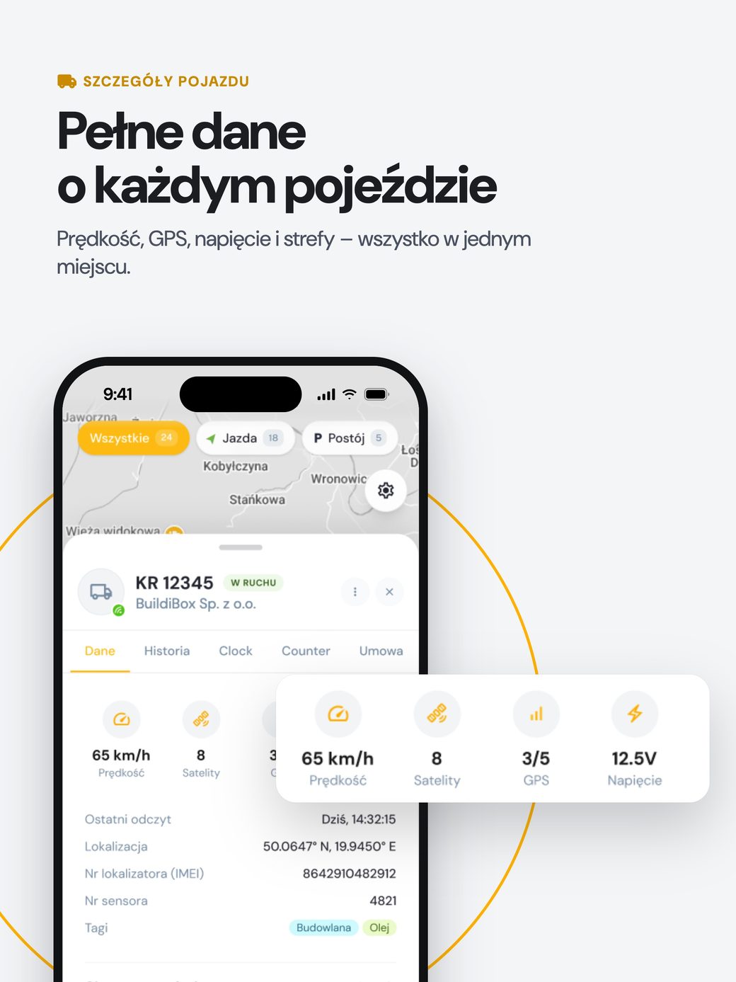 Aplikacja BuildiBox – Szczegóły pojazdu